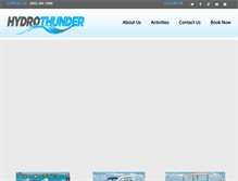 Tablet Screenshot of hydrothunderofkeywest.com